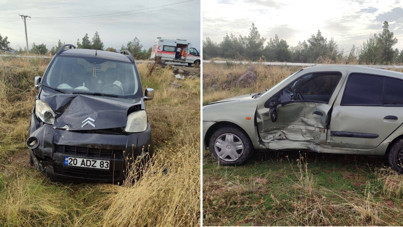 Uşak'ta iki araç çarpıştı: 1'i bebek 5 yaralı