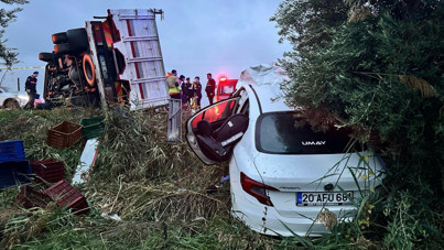 Devrilen kamyonet sürüklenerek karşı şeride geçti: Ölü ve yaralılar var