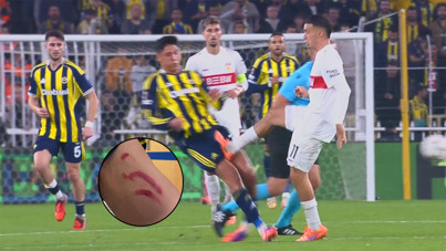 Fenerbahçe-Stuttgart maçında Edson Alvarez'e acımasız faul