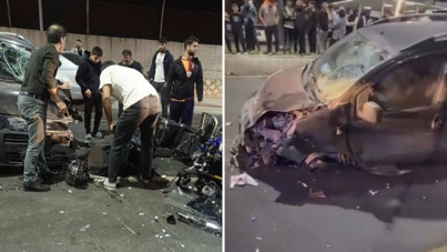 Hafif ticari araç, motosiklet ve elektrikli bisiklet çarpıştı: 6 yaralı