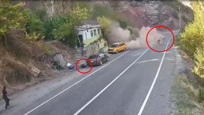 Hayatta tutan ikaz kamerada