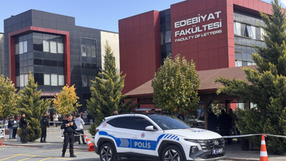Üniversite kapısında eski karısını katletti