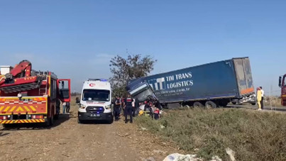 TIR ile otomobil çarpıştı: 1 ölü