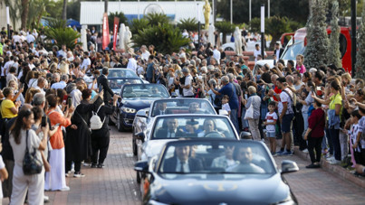 Altın Portakal'da 'geleneksel kortej' yapıldı
