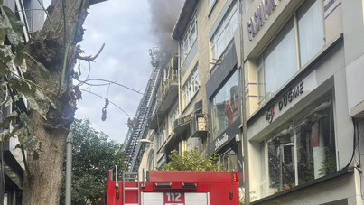 Şişli'de yangın: Bir kişi can verdi