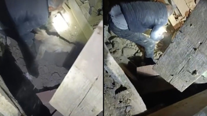 Balıkesir'de enkaz altından mucize kurtuluş