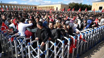 Anıtkabir'de yine 'Erdoğan' sloganları