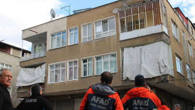 Kayseri'de üç katlı bina boşaltıldı