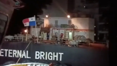 75 bin 650 ton kömür taşıyordu, Çanakkale'de arızalandı