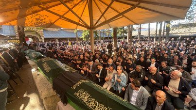 Gebze’de çöken binada hayatını kaybeden Bilir ailesi toprağa verildi