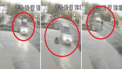 Kan donduran görüntüler! Eniştesine araçla çarpıp kaçtı