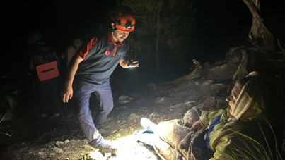 Turist 5.5 saatte kurtarıldı