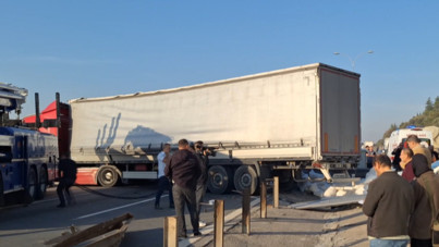 Anadolu Otoyolu'nda Ankara istikameti ulaşıma kapandı