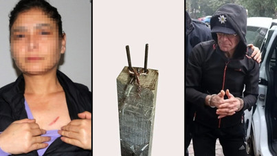 Elektrikli-çivili düzenekle saldırdı, savunması pes dedirtti