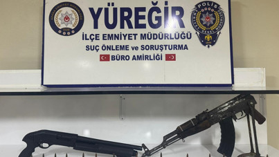 Mutfaktan kalaşnikof çıktı, tutuklandı