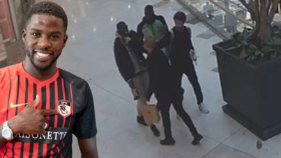 AVM’de skandal anlar! Ünlü futbolcuya silah çekip şemsiye fırlattı