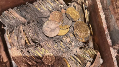 Bahçeden çıkan hazine: 500 sikke yarım asır sonra ortaya çıktı