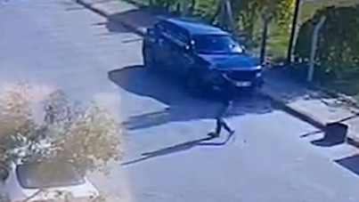 Kameraya el salladı, bir saatte yakalandı