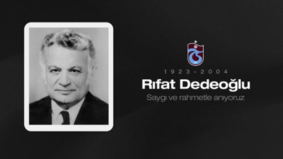 Trabzonspor, Rıfat Dedeoğlu'nu andı
