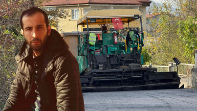 Asfalt atarken akıma kapılıp öldü