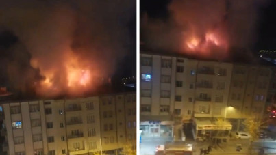 Yangını atlatıp kavgaya tutuştular