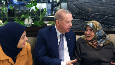 Erdoğan’dan kafe ziyareti