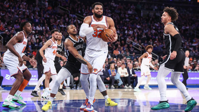 Karl-Anthony Towns, Knicks’i Nets karşısında farklı galibiyete taşıdı