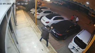 Oto galeriye pompalı tüfekle ateş açtılar