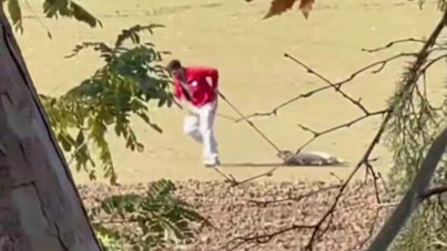 Sokak köpeğini iple sürüklemişti: Adli kontrolle serbest