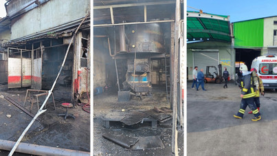 Yağ fabrikasında patlama: 1'i ağır, 10 yaralı