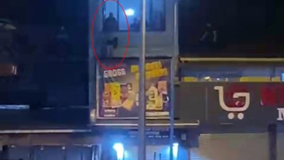Komşusunu önce dövdü, sonra binanın camından attı