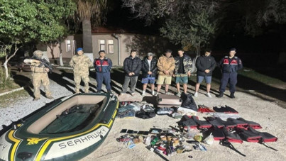 Kuşadası'nda 5 kaçak göçmen yakalandı