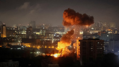 Rusya, başkenti hedef aldı: Kiev yerle bir oldu