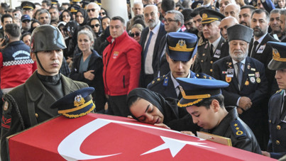 Gözyaşlarıyla uğurlandı: Şehit Yarbay Korkmaz toprağa verildi