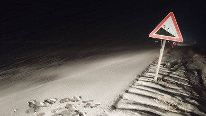 Malatya'da ulaşıma kar engeli