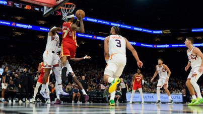 Atlanta Hawks, 22 sayı geriden gelip Phoenix Suns’ı 124-122 yendi
