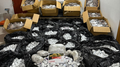 İzmir'de zehir deposuna baskın