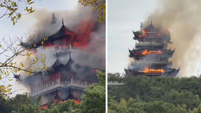 Tapınağı 'yanlışlıkla' turist yakmış