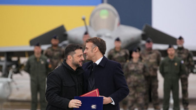 Zelenskiy ve Macron anlaştı: Ukrayna 100 adet Rafale uçağı alacak