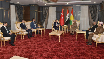 Ahmet Davutoğlu, Mesud Barzani ile bir araya geldi