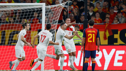 Deniz Gül milli formayla siftah yaptı: İspanya ilk golünü yedi!