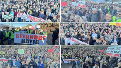 Artvin'de vatandaşlar siyanür havuzlarına karşı sokağa döküldü