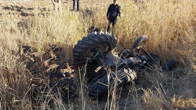 Gaziantep’te traktör devrildi: Sürücü yaşamını yitirdi