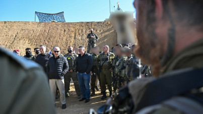 Netanyahu, Suriye'de işgal ettikleri bölgeye gitti