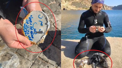 Barajın dibinden ‘büyü’ malzemeleri çıktı: Ekipler tek tek imha etti