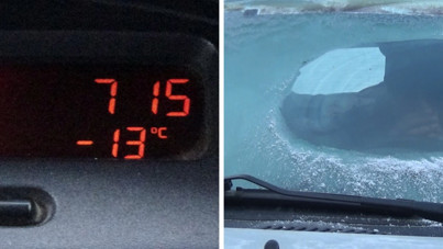 Kış erken başladı, hava -13 dereceyi gördü: Araçları çalıştıramadık