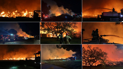 İzmir'de çöp depolama alanında yangın çıktı