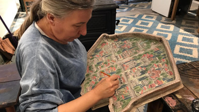 Yapımı 1,5 ay süren eser, Papa 14'üncü Leo'ya takdim edilmeye hazır