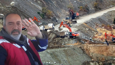 Göçük altında kalan şantiye müdürü 8 gündür aranıyor