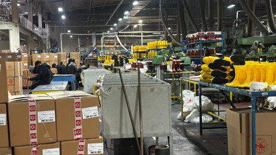 İşçiler makine kapattı